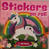Stickers On roll | 3 meter | Unicorn
