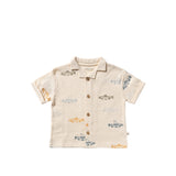 Your Wishes | Shark fish | Loose shirt white swan