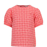 Looxs Little | Little woven Top Heart Check