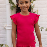 Looxs | Little Rib T-Shirt Warm Pink
