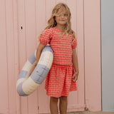 Looxs | Little Rokje Woven Heart Check