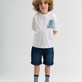 The New | Snack s_s tee | Bright white