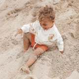 Your Wishes | Sun waves | Oversized sweater white Swan