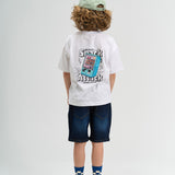 The New | Snack s_s tee | Bright white