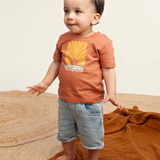 Bess | Short Jog Denim Light Wash
