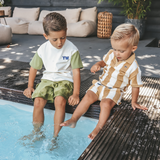 Your Wishes | Bold Stripes | Relaxed Shorts | Multicolor