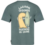 Sturdy | T-Shirt Oversized Lagoon Legends | Petrol