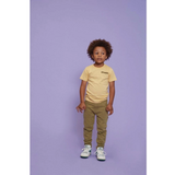 Strurdy | T-Shirt met Backprint- Desert Fiesta | Geel
