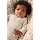 Feetje | Longsleeve rib met Streep Honey Bear Zand