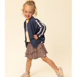Looxs Little | Lurex Sweat Jacket Dark Blue