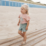 Your Wishes | Mini check  | Ruffle shirt multicolor