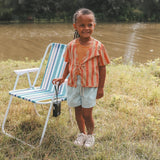 Your wishes | Estate stripe | Summer top multicolor