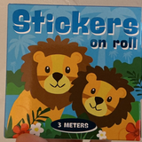 Stickers On roll | 3 meter | Safari
