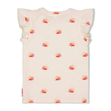 Jubel | T-shirt AOP | Salsa sunset | offwhite