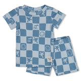 Feetje | Shortama Chase Check Premium | Blauw