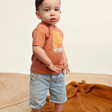 Bess | Short Jog Denim Light Wash