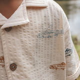 Your Wishes | Shark fish | Loose shirt white swan