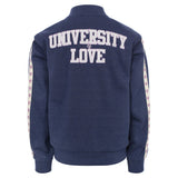 Looxs Little | Lurex Sweat Jacket Dark Blue