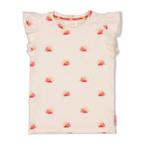 Jubel | T-shirt AOP | Salsa sunset | offwhite