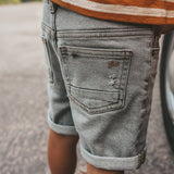 Your Wishes | Grey Denim | Regular Shorts