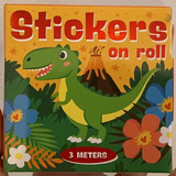 Stickers On roll | 3 meter | Dino