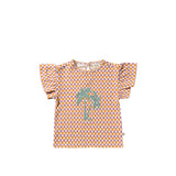 Your Wishes | Mini check  | Ruffle shirt multicolor