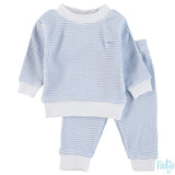 Feetje | Wafelpyjama | Blauw
