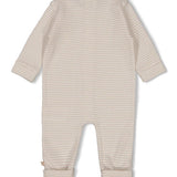 Feetje | Pak Omslagvoet Rib met Streep Honey Bear Zand