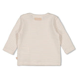 Feetje | Longsleeve rib met Streep Honey Bear Zand