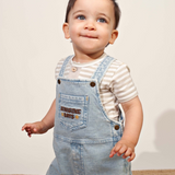 Bess | Salopette Short Jog Denim Light Wash