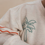 Your Wishes | Sun waves | Oversized sweater white Swan