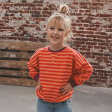 Your Wishes | Stripe French Knit | Sweater | Beetroot Purple