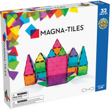Magna-Tiles | Clear Color | 32 piece