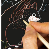 Sycomore | Antissimo | Scratch Art | Forest Animals