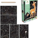 Sycomore | Antissimo | Scratch Art | Forest Animals