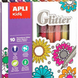 Apli | Glitter stiften | 10 stuks