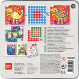 Apli | Dino stickers in blik | 8 kaarten stickers