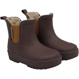 Mikk-Line | Wellies | Rubber regenlaarzen met voering | Raisin