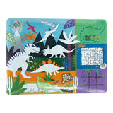 Floss & Rock | Colouring Fun & games mat | Dinosaur