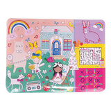 Floss & Rock | Colouring fun & Games mat | Rainbow Fairy