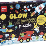 Apli | Ruimte Glow in the Dark Puzzel+Poster ( 60 Delig) 4+