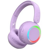 Lalarma | Wireles Foldable Headphone With Lights Purple
