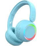 Lalarma | Wireles Foldable Headphone With Lights Blue