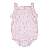 Feetje | Romper Pointelle rib | Flower ranch | Lila