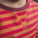 Your Wishes | Stripe French Knit | Sweater | Beetroot Purple