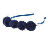 Souza | Diadeem | Rosa | Pompom | Blauw
