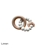 Chewies and more | Rattle bijtring Croissant | Linnen