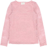 The New | Sybil lace tee | Silver pink