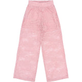 The New | Sybil wide lace pants | Silver pink