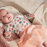 Bess | Skirt embroidery | Peach powder